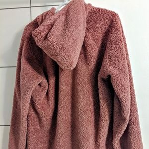 TNA teddy bear zip-up hoodie